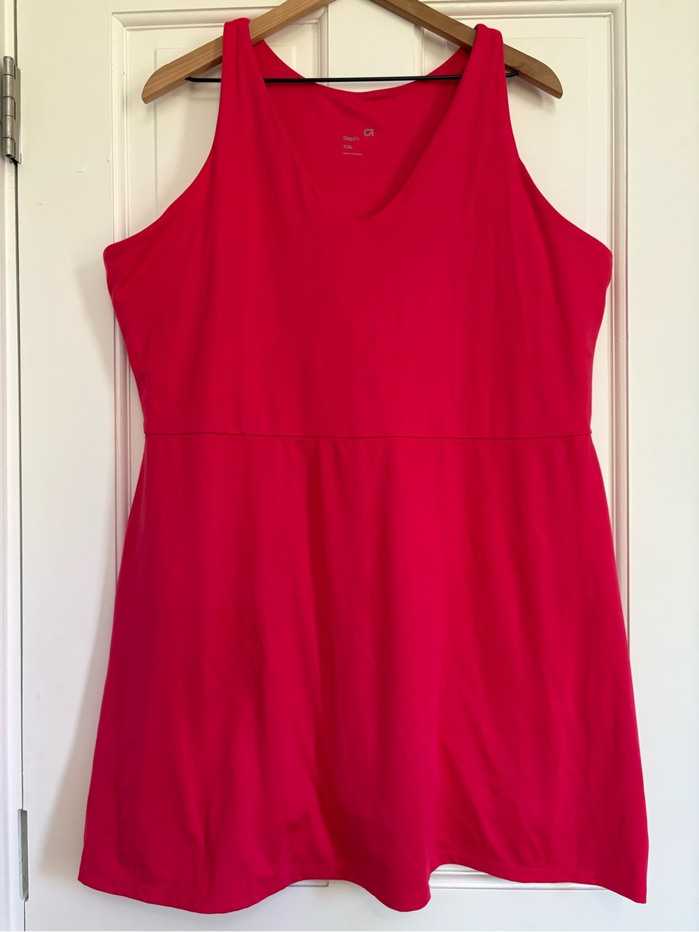 GapFit Women's Sleeveless Athleisure Dress Pink Shorts Under Golf Pickleball XXL